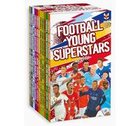 Football Young Superstars 12 Books Box Set:(Jude Bellingham, Marcus Rashford, Phil Foden, Bukayo Saka, Kylian Mbappe, Erling Haaland)