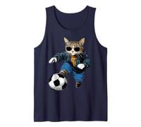 Footballer Cat Tank Top