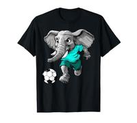 Footballer Elephant Value Graphic T-Shirt