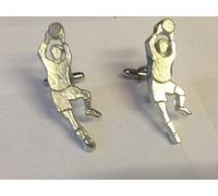Footballer Goalkeeper Soccer Football 2cm X 5cm gt7 Pair of Cufflinks Made From Fine English Modern Pewter POSTED BY US GIFTS FOR ALL 2016 FROM DERBYSHIRE UK