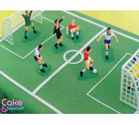 Footballers and goal posts Football Cake toppers decorations