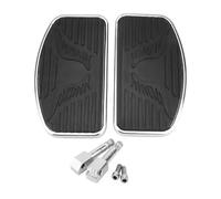 Footboards Floorboards Motorcycle Front Rear Wide Foot Rider Driver Foot Rest Floorboards Universal Rider Foot Pedal Footrest(1)