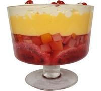 Footed Glass Trifle Bowl 2L Maison And White