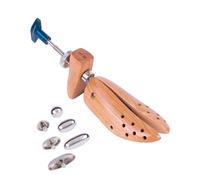 FootFitter Premium Professional 2-Way Shoe Stretcher for Width & Length, Beech Wood, Men's Small (US 5.5 - 8.5)