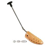 FootFitter Premium Professional Boot Stretcher, Wooden Expander for Wide Feet, Easily Adjusts Width on Men & Women Boots, Beech Wood, Men's Small 5.5-8.5