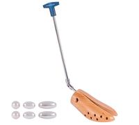 FootFitter Premium Professional Boot Width Stretcher, Adjustable Boot Stretcher for Wide Feet Men & Women, Beech Wood, Women's Small 3.5-6