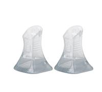 Footful 1 Pair of High Heel Shoes Heel Protectors Heel Stoppers for Grass Mud 6-8mm---Clear