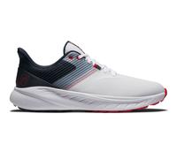 FOOTJOY FLEX ATHLETIC GOLF SHOES 56289 - WHITE / NAVY / RED - 10 UK