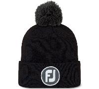 FOOTJOY 2025 POM POM GOLF BEANIE - BLACK