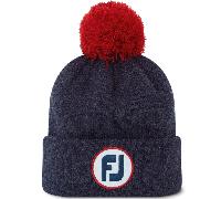 FOOTJOY 2025 POM POM GOLF BEANIE - NAVY