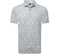 FOOTJOY 2025 POP CAMO LISLE GOLF POLO SHIRT 34060 - GREY