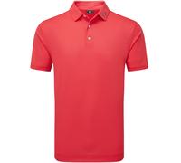 FOOTJOY 2025 STRETCH PIQUE SOLID MENS GOLF POLO SHIRT / ALL SIZES / HIBISCUS