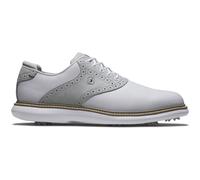 FOOTJOY 2025 TRADITIONS 57957 GOLF SHOES - WHITE / GREY