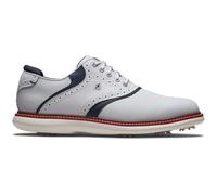 FOOTJOY 2025 TRADITIONS ENERGY 57958 GOLF SHOES - WHITE / NAVY / RED