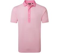 FOOTJOY 2026 FEEDER STRIPE PIQUE GOLF POLO SHIRT 39247 - PINK POP