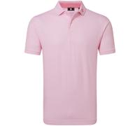 FOOTJOY 2026 SCALLOP GEO PIQUE GOLF POLO SHIRT 39240 - PINK POP