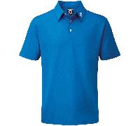 FOOTJOY 2026 STRETCH PIQUE GOLF POLO SHIRT 91817 - COBALT