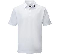 FOOTJOY 2026 STRETCH PIQUE GOLF POLO SHIRT 91823 - WHITE