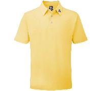 FOOTJOY 2026 STRETCH PIQUE GOLF POLO SHIRT 91839 - YELLOW