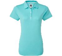 FOOTJOY 2026 STRETCH PIQUE LADIES GOLF POLO SHIRT 88496 - AQUA