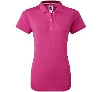 FOOTJOY 2026 STRETCH PIQUE LADIES GOLF POLO SHIRT 88497 - HOT PINK