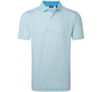 FOOTJOY 2026 SURFS UP PRINT GOLF POLO SHIRT 39250 - DEEP REEF / WHITE