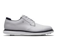 FOOTJOY 2026 TRADITIONS BLUCHER 57938 GOLF SHOES - WHITE / NAVY +FREE SHOE BAG