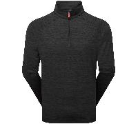FOOTJOY 2026 WAVE JACQUARD CHILL-OUT PULLOVER 34106 - BLACK