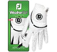 FOOTJOY 2026 WEATHERSOF LADIES ALL WEATHER GOLF GLOVE - WHITE / BLACK