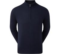 FOOTJOY 2026 WOOL BLEND LINED 1/2 ZIP GOLF PULLOVER 90210 - NAVY
