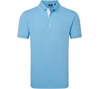 FOOTJOY 2026 WORDMARK PIQUE GOLF POLO SHIRT 39276 - BLUE REEF
