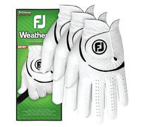 FootJoy Men's Weathersof Golf Glove - 3 Pack, Mens, Left hand, Small, White | American Golf