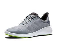 FootJoy 56142085M Men's Flex Golf Shoe, 8.5 UK Medium, Grey/White
