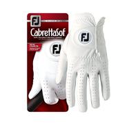 Footjoy CabrettaSof Golf Glove, White, M-L