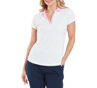 Footjoy Cap Sleeve Print Trim Lisle T-Shirt Womens Large