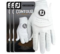 FOOTJOY CONTOUR FLX LEATHER GOLF GLOVE - 3 FOR 2