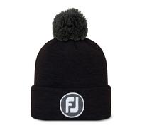 FOOTJOY POM POM GOLF BEANIE - BLACK