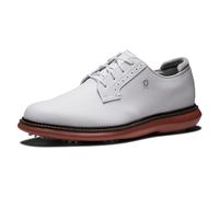 FOOTJOY 2025 TRADITIONS BLUCHER 57946 GOLF SHOES - WHITE / BRICK - 9 UK