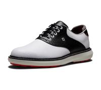 FootJoy FJ Traditions Spikeless White/Black/Grey, 8.5