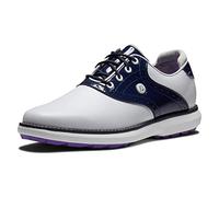 FOOTJOY TRADITIONS SL LADIES 97926 GOLF SHOES - WHITE / NAVY - 5 UK