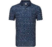 FOOTJOY FLAG BANNER GOLF POLO SHIRT 81586 - NAVY