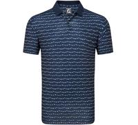 FOOTJOY FLAG BANNER GOLF POLO SHIRT 81586 - NAVY - M