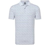 FOOTJOY FLAG BANNER GOLF POLO SHIRT 81585 - WHITE - 2XL