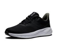 FootJoy Men's Flex Golf Shoe, Black/Black/Red, 9 UK