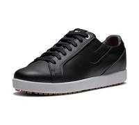 FootJoy Golf Ladies Previous Season Style Links Spikeless Shoes, Black/Black, 11