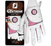 FOOTJOY GTXTREME ALL WEATHER LADIES GOLF GLOVE - WHITE / PINK