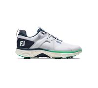 FootJoy Men's Hyperflex Golf Shoe, White/Navy/Green, 11 UK Medium