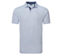 Footjoy Irongate Print Lisle Polo Shirt White/Navy- XXL Size: 2XL