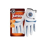FootJoy Junior Golf Glove, Left Hand for Right handed Golfer, Pearl/Cobalt, M