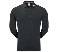 FOOTJOY LONG SLEEVE THERMOLITE SMOOTH GOLF POLO SHIRT 96954 - BLACK - 2XL